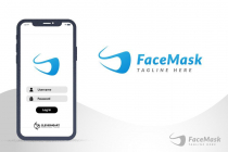 Modern Face Mask Logo Design Screenshot 4