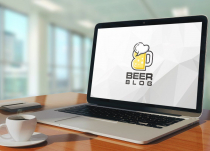 Creative Social Beer Blog Logo Design Screenshot 3