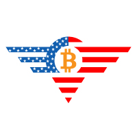 American Bitcoin Crypto Logo Design