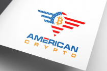 American Bitcoin Crypto Logo Design Screenshot 1