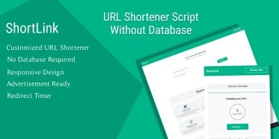 ShortLink - Custom URL Shortener Without Database