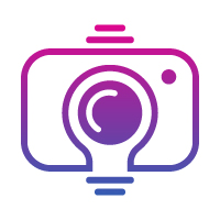 Creative Idea With Camera Photography Logo Design