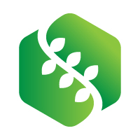 Modern Hexa Plant Farm Technology Agriculture Logo