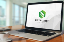 Modern Hexa Plant Farm Technology Agriculture Logo Screenshot 4