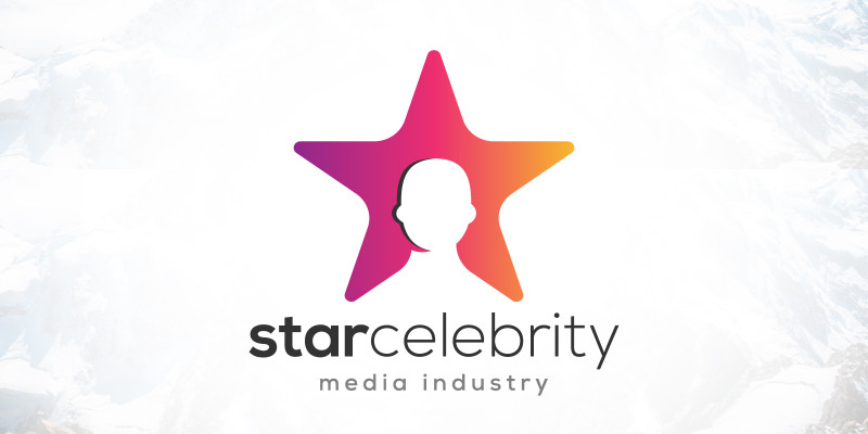 Star Celebrity - Media Industry Agency Logo Design