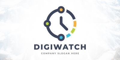 Smart Digital Watch - Data Time Technology Logo