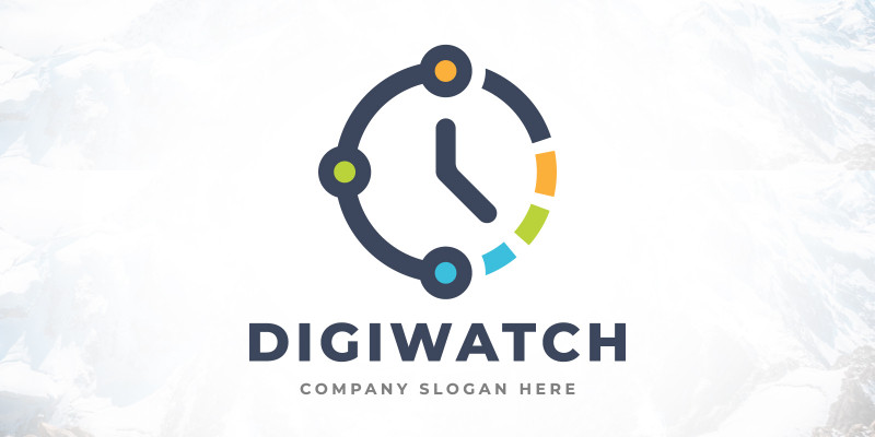 Smart Digital Watch - Data Time Technology Logo