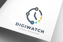 Smart Digital Watch - Data Time Technology Logo Screenshot 4