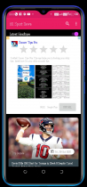Sports Magazine - Android App Source Code Screenshot 2