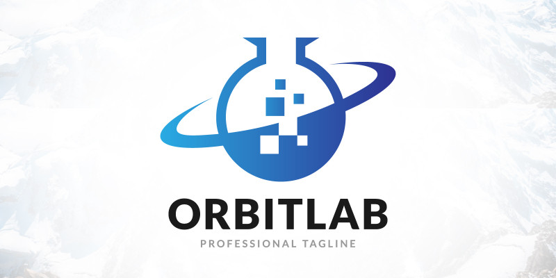 Orbital Data Lab Science Logo Design