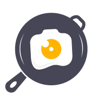 Food Reviewer Food Blogger Camera - Food Show Logo