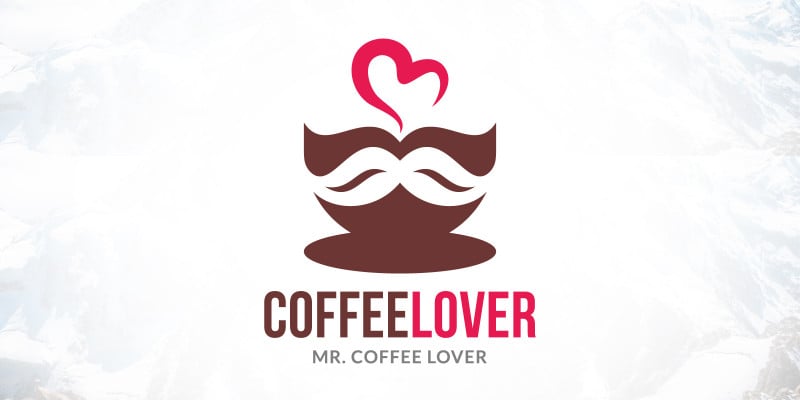 Mr Coffee Lover Logo Design