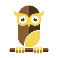 Creative The Owl Bird Logo Design