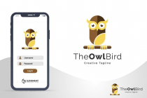 Creative The Owl Bird Logo Design Screenshot 4