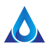 Letter A Water Drop - Blue Aqua Logo Design