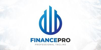 Real Estate Business Finance Pro Logo Design