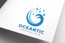 The Ocean Travel Tourist Tourism Logo Design Screenshot 1