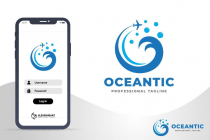 The Ocean Travel Tourist Tourism Logo Design Screenshot 4