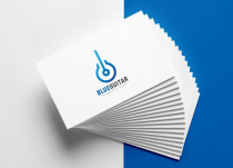 Blue Guitar Song - Musical Logo Design Screenshot 1