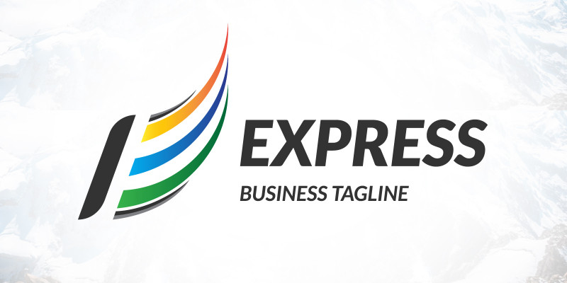 Letter E Express Business Logo Design