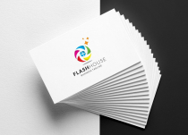 Flash House Colorful Photography Logo Design Screenshot 1