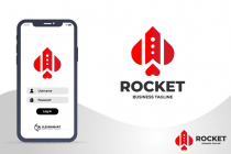 Valentine Rocket Fast Aces Love Logo Design Screenshot 4