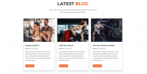 Activa - Fitness Gym Landing Page Template Screenshot 3