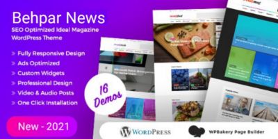 Behpar - WordPress News Magazine Blog Theme