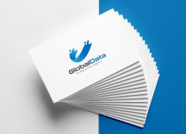 Abstract Global Data Logo Design Screenshot 1