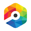 Colorful Hexagon Technology Logo Design