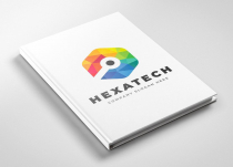 Colorful Hexagon Technology Logo Design Screenshot 2