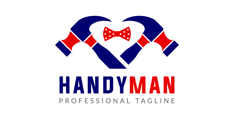 Construction Tool Repairing Handy Man Logo Design