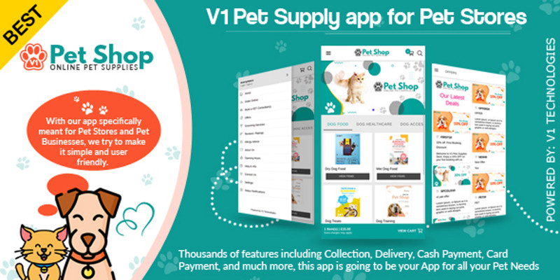 Pet Shop eCommerce Store - Ionic App Source Code