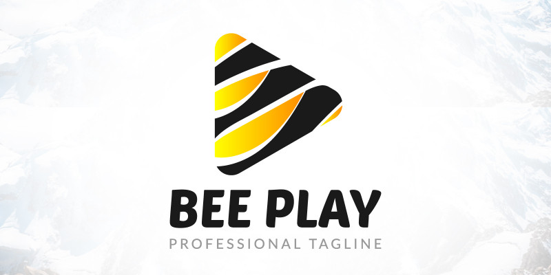 Honey Bee Play Studio Media Logo Design