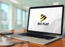 Honey Bee Play Studio Media Logo Design Screenshot 3