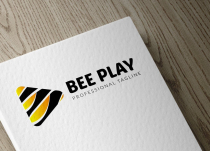 Honey Bee Play Studio Media Logo Design Screenshot 4