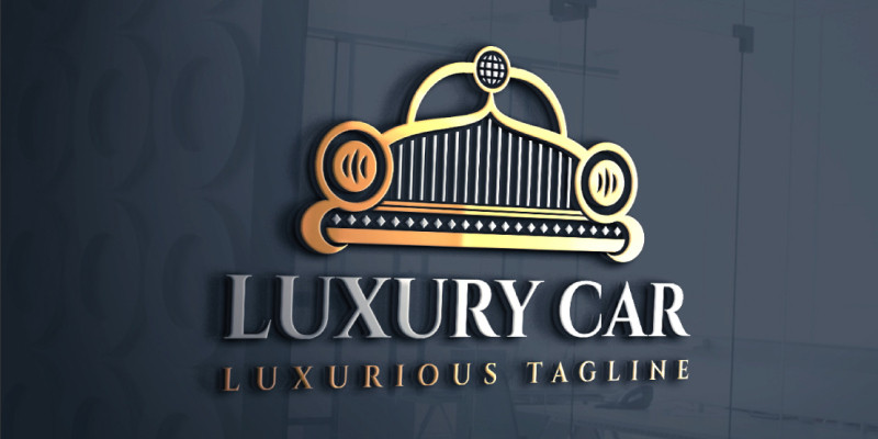 Luxury Car Service Auto Logo Design