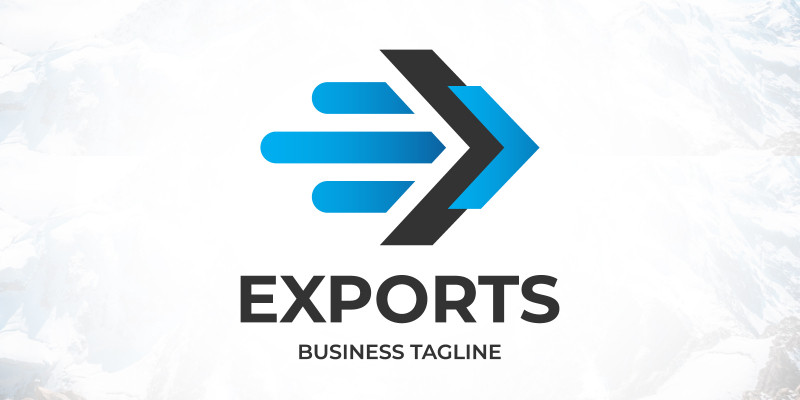 Letter E - Business Exports Logo Design