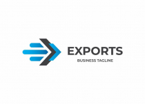 Letter E - Business Exports Logo Design Screenshot 2