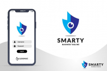Smart Eye Security Logo Design Screenshot 2