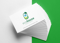Eco Housing Landscaping Gardening Logo Design Screenshot 2