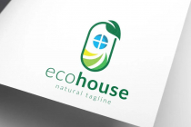Eco Housing Landscaping Gardening Logo Design Screenshot 4