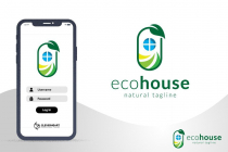 Eco Housing Landscaping Gardening Logo Design Screenshot 5