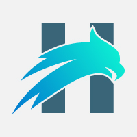Hawk Logo With Letter H 