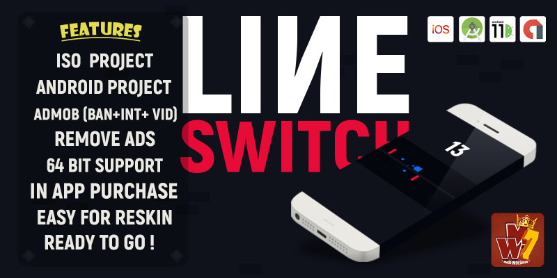 Line Switch Buildbox Pro Template