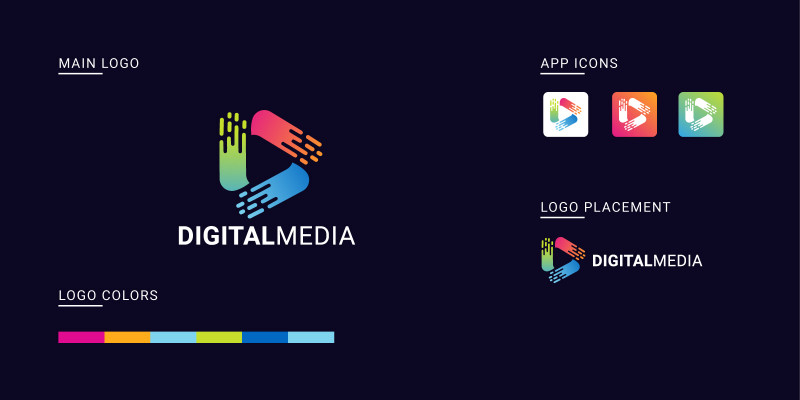 Digital Media Vector Logo