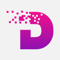 Digital - Letter D Vector Logo