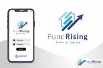 Graph Market Fund Rising Financial Logo Design Screenshot 4