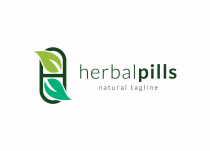 Natural Drug Herbal Pills Medicine Logo Design Screenshot 1