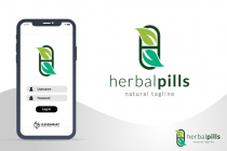 Natural Drug Herbal Pills Medicine Logo Design Screenshot 2